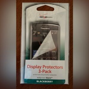 BlackBerry Screen Protector 3-Pack - Clear